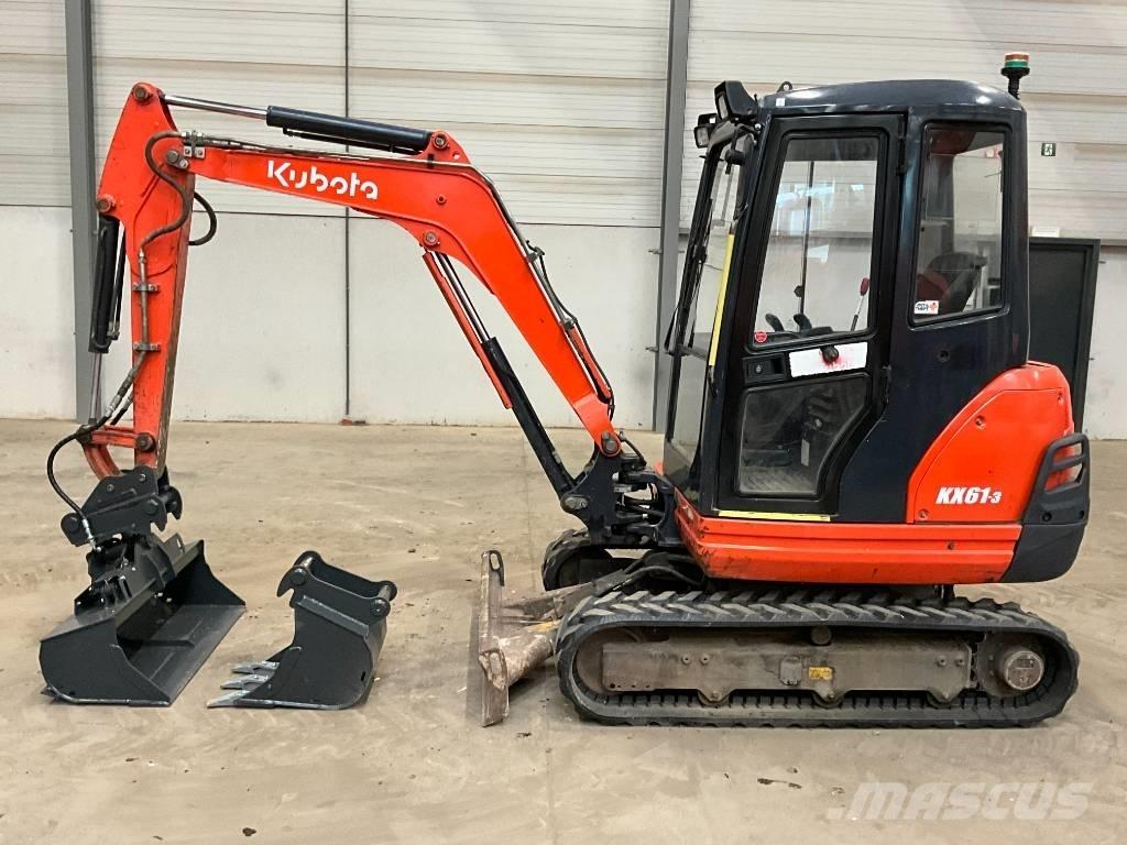 Kubota KX 61-3 Mini bagri <7t