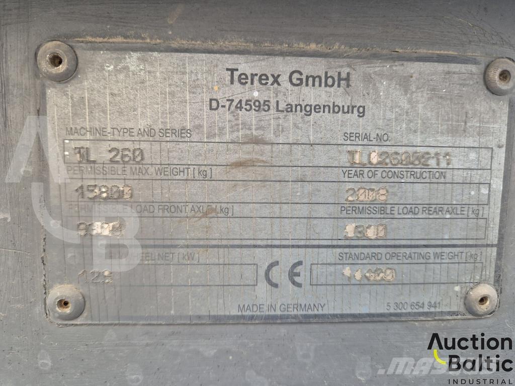 Terex TL 260 Kolesni nakladalci
