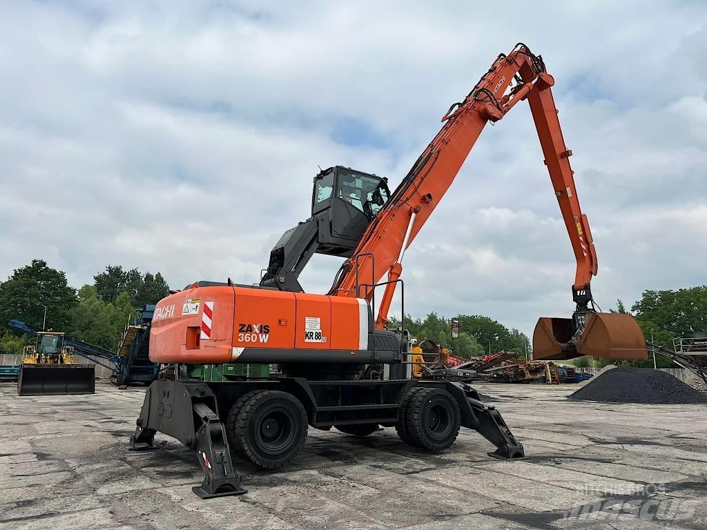 Hitachi ZX360 W-3 Bagri za prekladanje primarnih/sekundarnih surovin