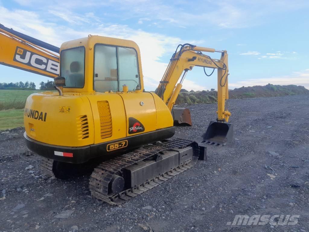 Hyundai R55-7 Bagri goseničarji