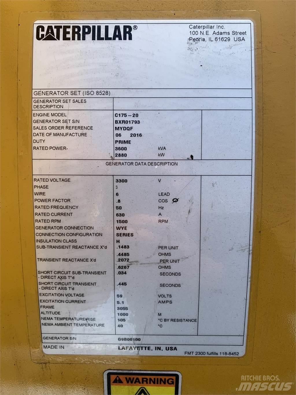 CAT SR5 Drugi agregati