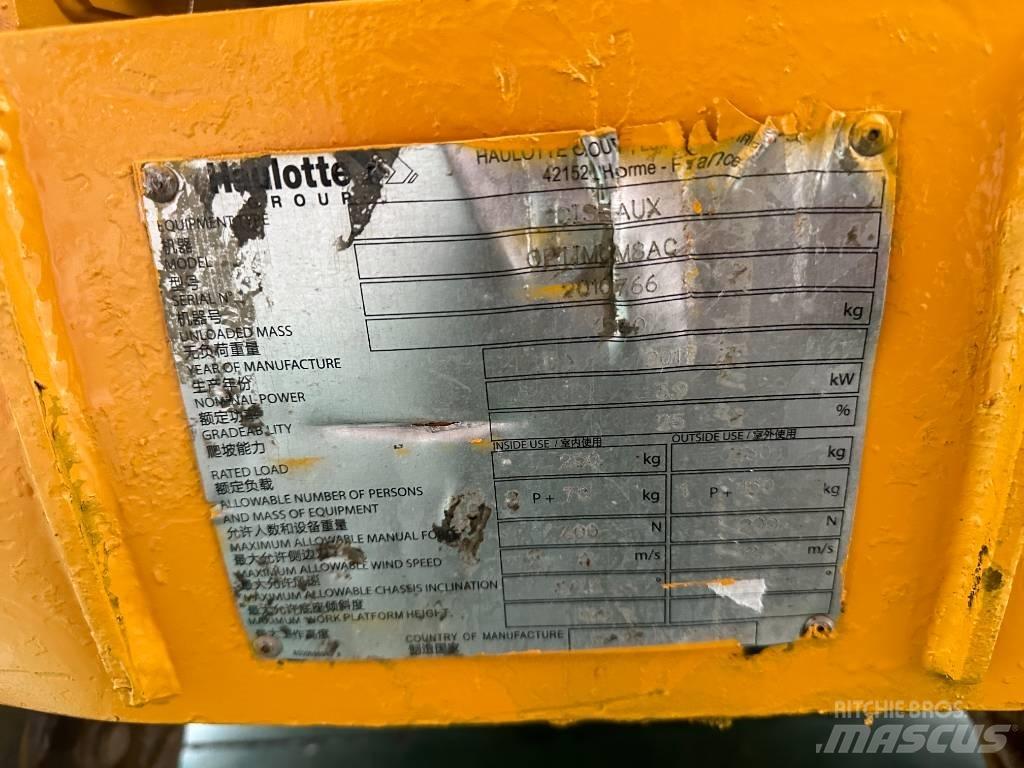Haulotte OPTIMUM 8 Škarjaste dvižne ploščadi