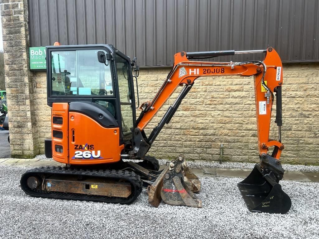 Hitachi ZX26U-6 Mini bagri <7t