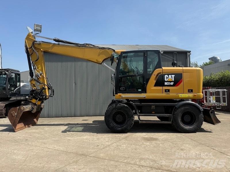 CAT M314F Bagri na kolesih