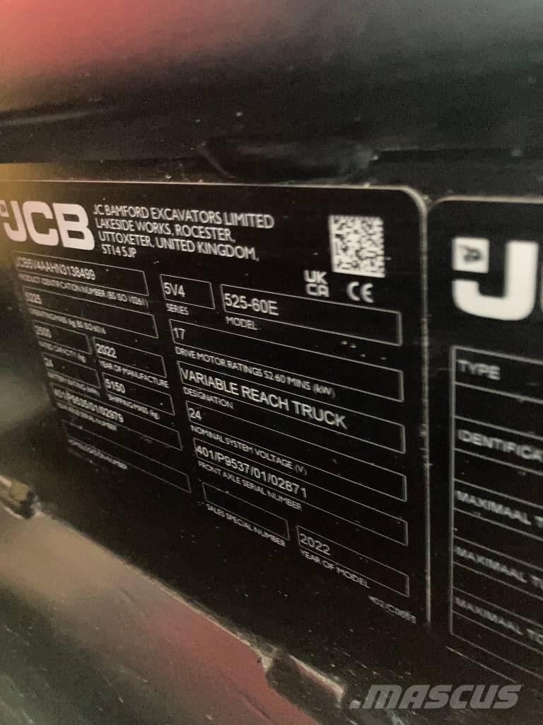 JCB 525-60 E Teleskopski viličarji