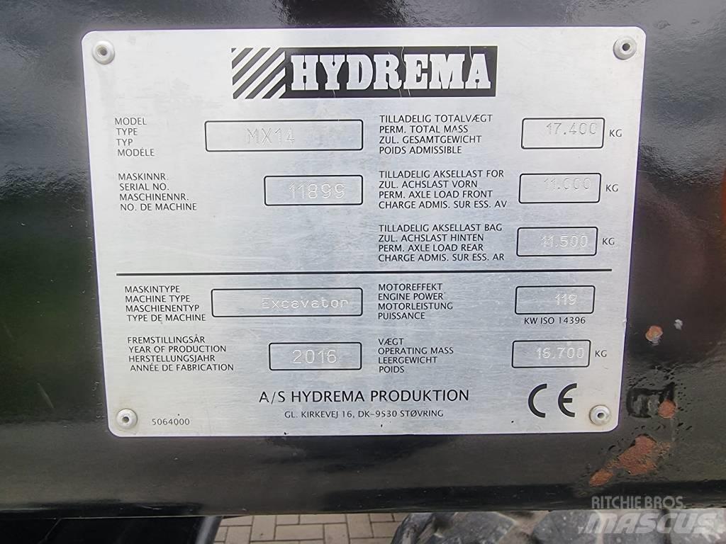Hydrema MX 14 Bagri na kolesih