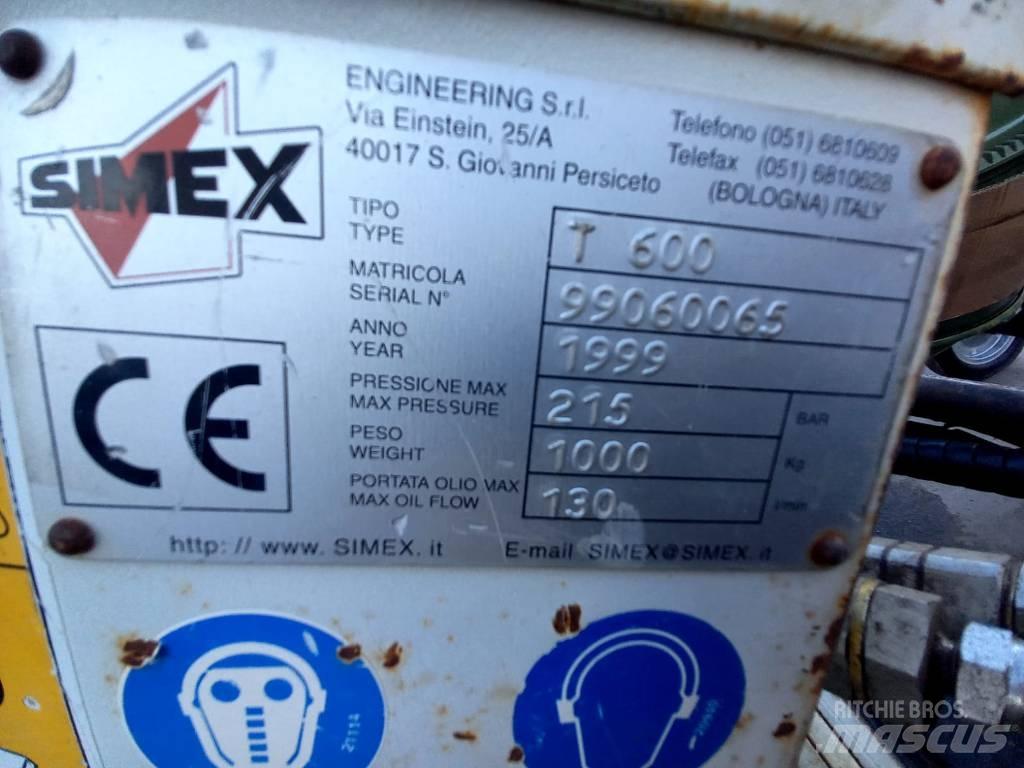 Simex T-600 Freze za kopanje jarkov Trenčerji