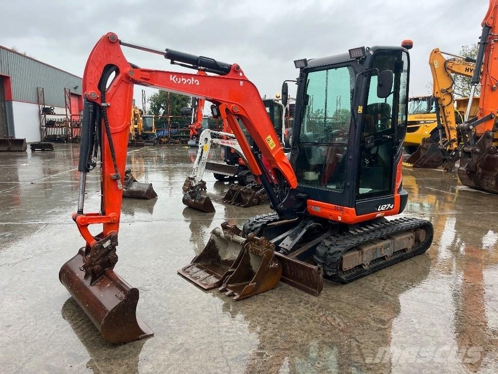 Kubota U 27-4 Mini bagri <7t