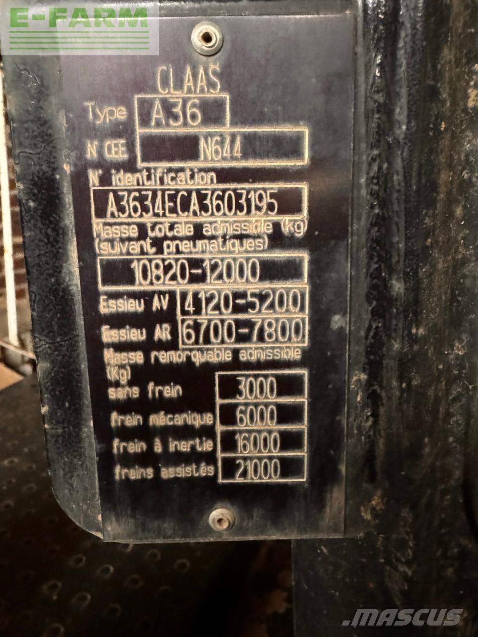 CLAAS ARION 650 Traktorji