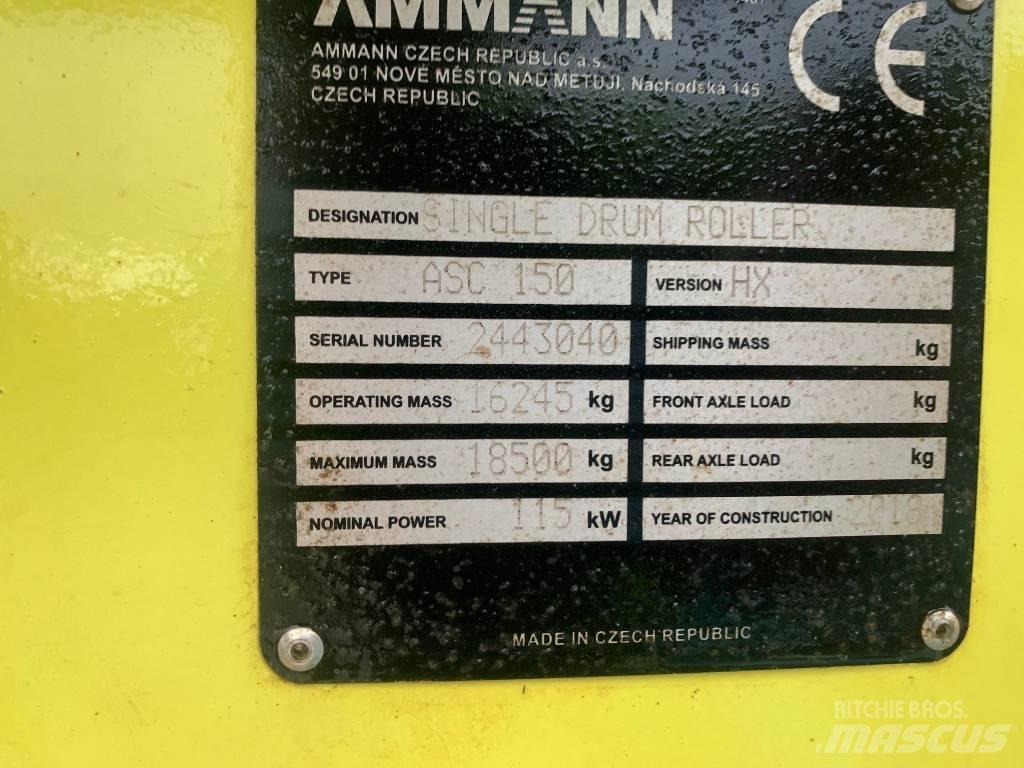 Ammann ASC 150 HX Enojni valjarji