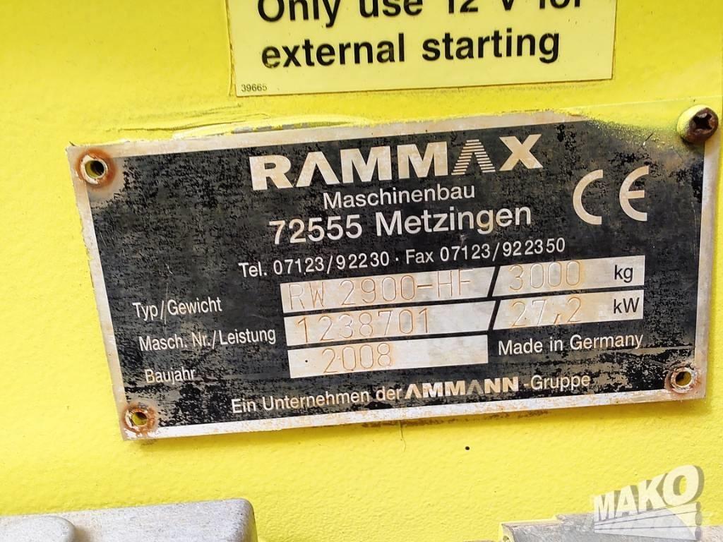 Rammax RW 2900 Dvojni valjarji