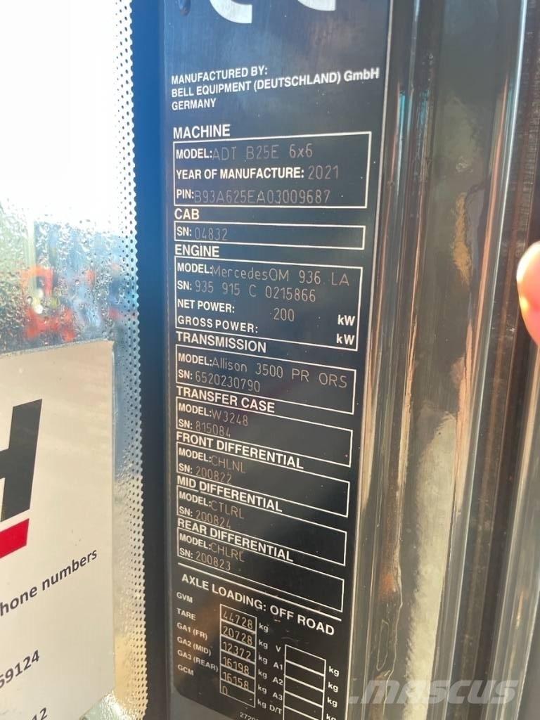 Bell B 25 E EPA Zglobni demperji