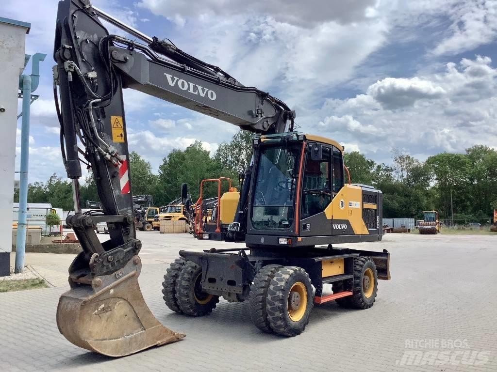 Volvo EW 220 E Bagri na kolesih