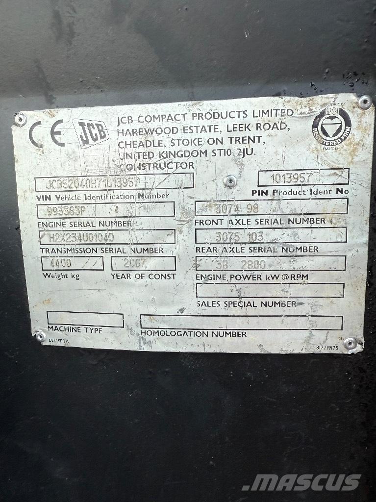 JCB 520-40 Teleskopski viličarji