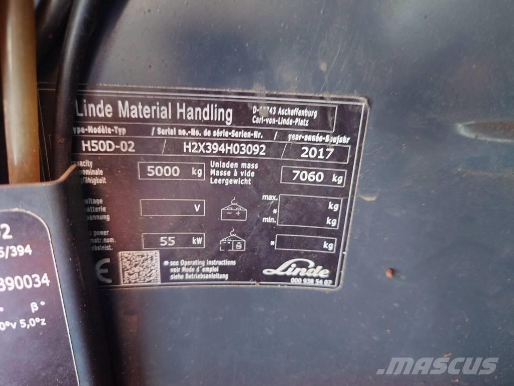Linde H 50 D Dizelski viličarji