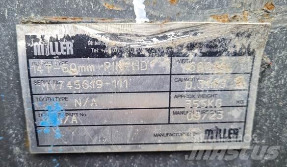  2' BUCKET, 60mm PINS Žlice