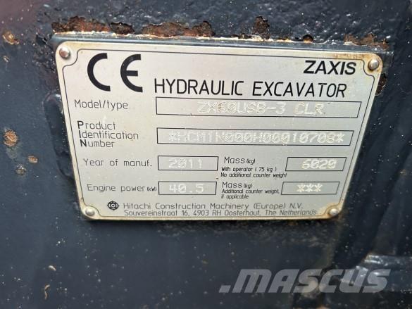 Hitachi ZX60USB-3 Gradbeništvo - drugo