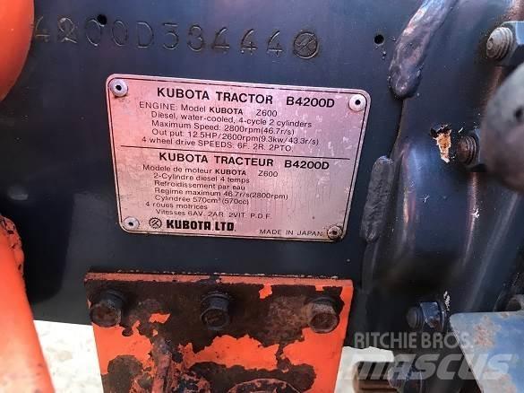 Kubota B4200 Rovokopači