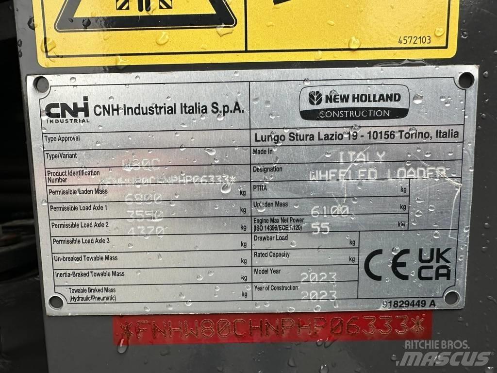 New Holland W 80 C Večnamenski nakladalci
