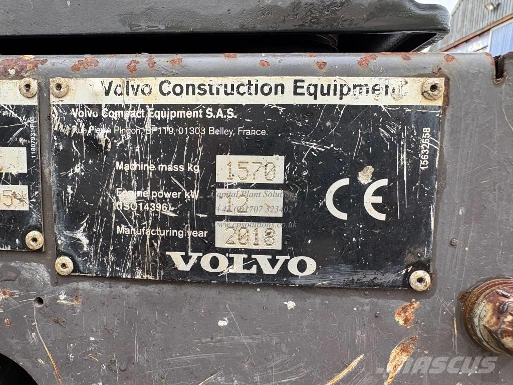 Volvo EC 15 D Mini bagri <7t