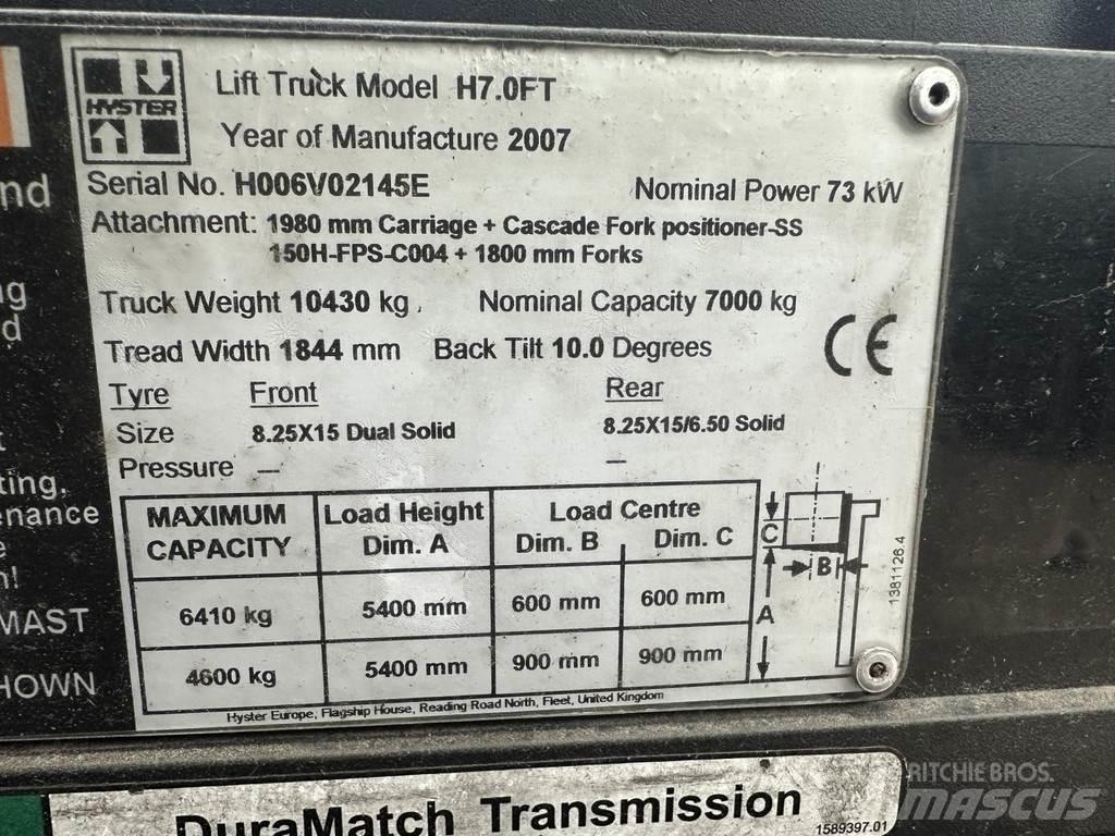 Hyster H7.0FT Plinski viličarji