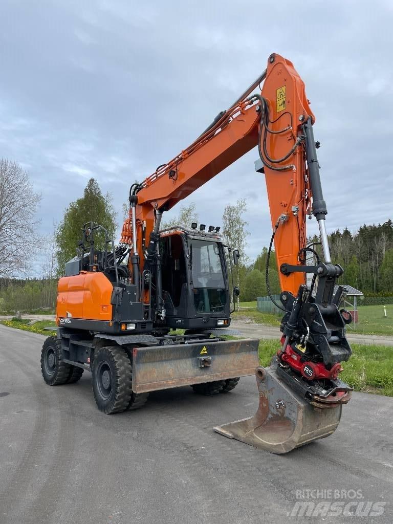 Doosan DX 165 W Bagri na kolesih