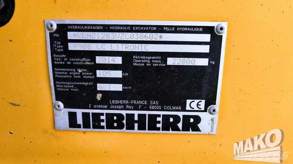 Liebherr R 906 LC Bagri goseničarji