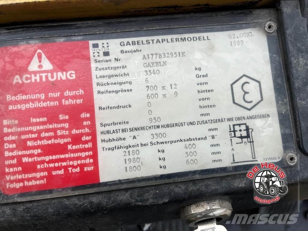 Hyster H2.00XL Viličarji - drugo