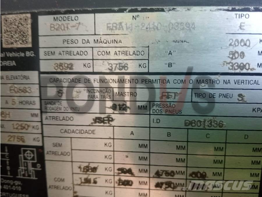 Doosan B 20 T-7 Električni viličarji