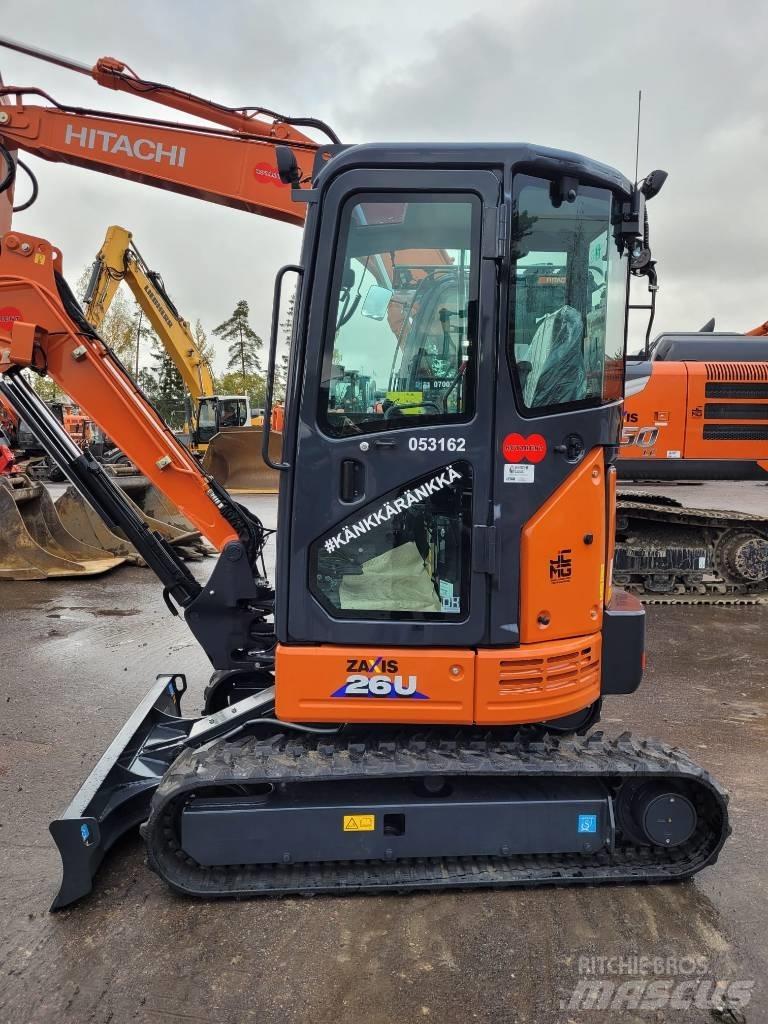 Hitachi ZX 26 U-6 Mini bagri <7t