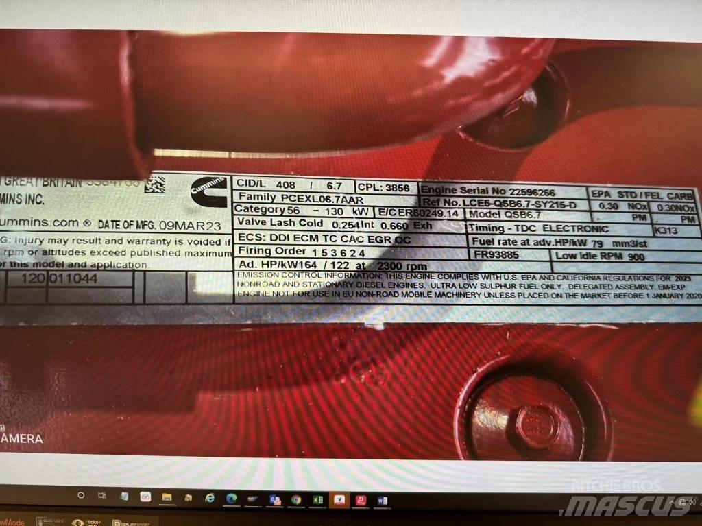 Cummins QSB6.7C-T4 Gradbeništvo - drugo