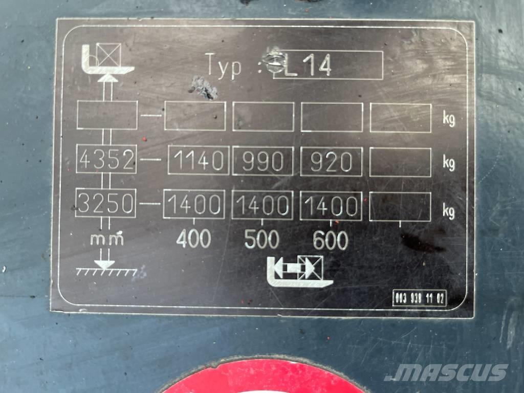 Linde L 14 V-3816 Samopogonski ročni viličarji