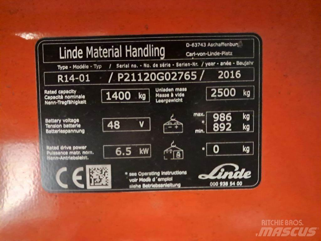Linde R14-01 Viličarji s pomičnim teleskopom