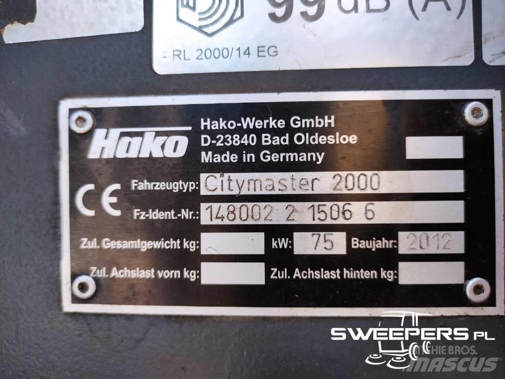 Hako Citymaster 2000 Cestni pometači