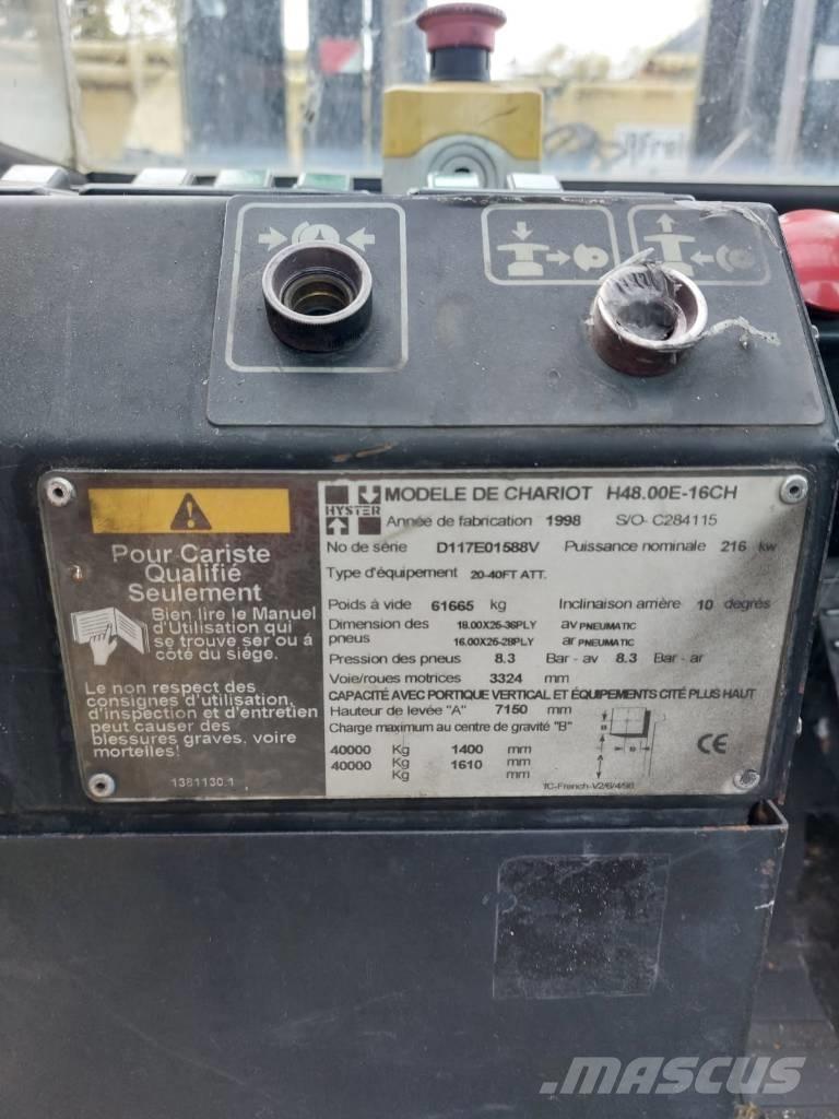 Hyster 48.00 E 16-CH Kontejnerski viličarji