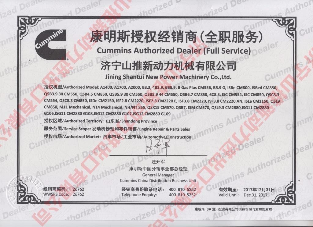 Cummins 3801260-10 Motorji