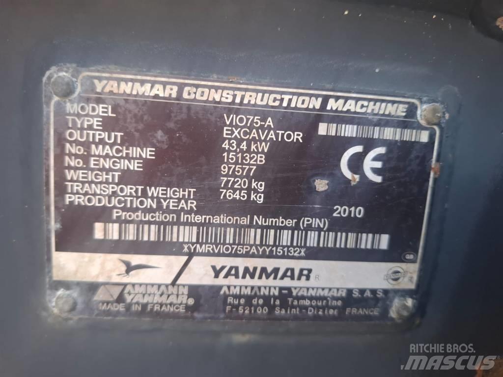 Yanmar Vio 75 A Midi bagri 7t – 12t