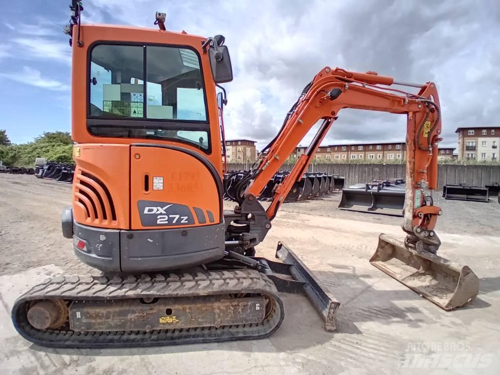 Doosan DX 27 Z Mini bagri <7t