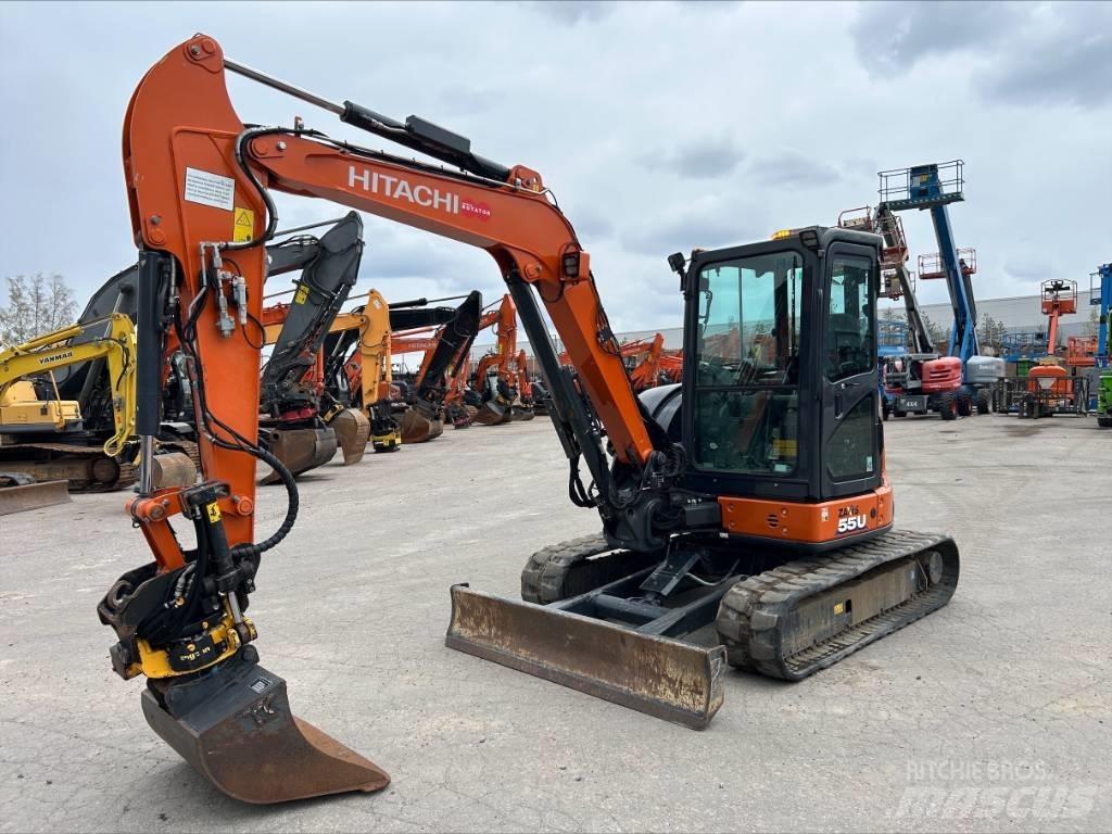 Hitachi ZX55U-6 Mini bagri <7t