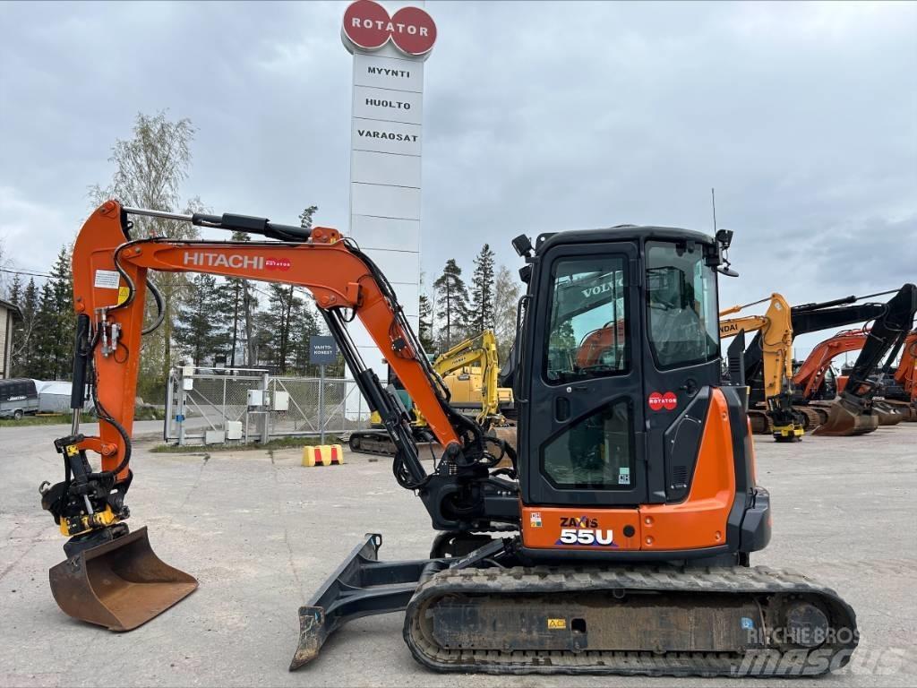 Hitachi ZX55U-6 Mini bagri <7t