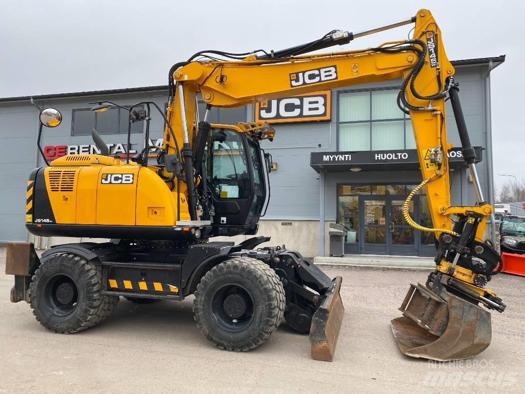 JCB JS145W TAB T4F Bagri na kolesih