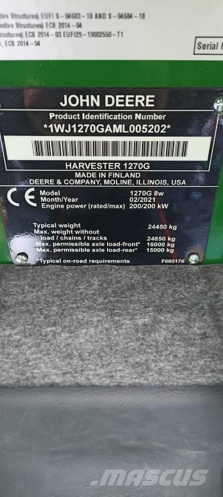 John Deere 1270 G Harvesterji