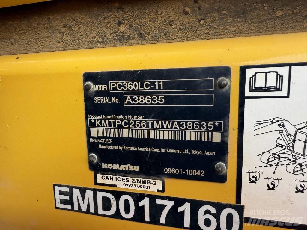 Komatsu PC360LC-11 Bagri goseničarji