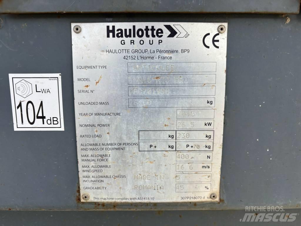 Haulotte HA 16 Zglobne dvižne ploščadi