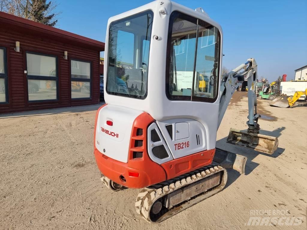 Takeuchi TB 216 Mini bagri <7t