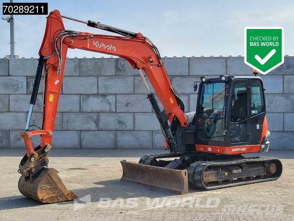 Kubota KX080-4 Mini bagri <7t
