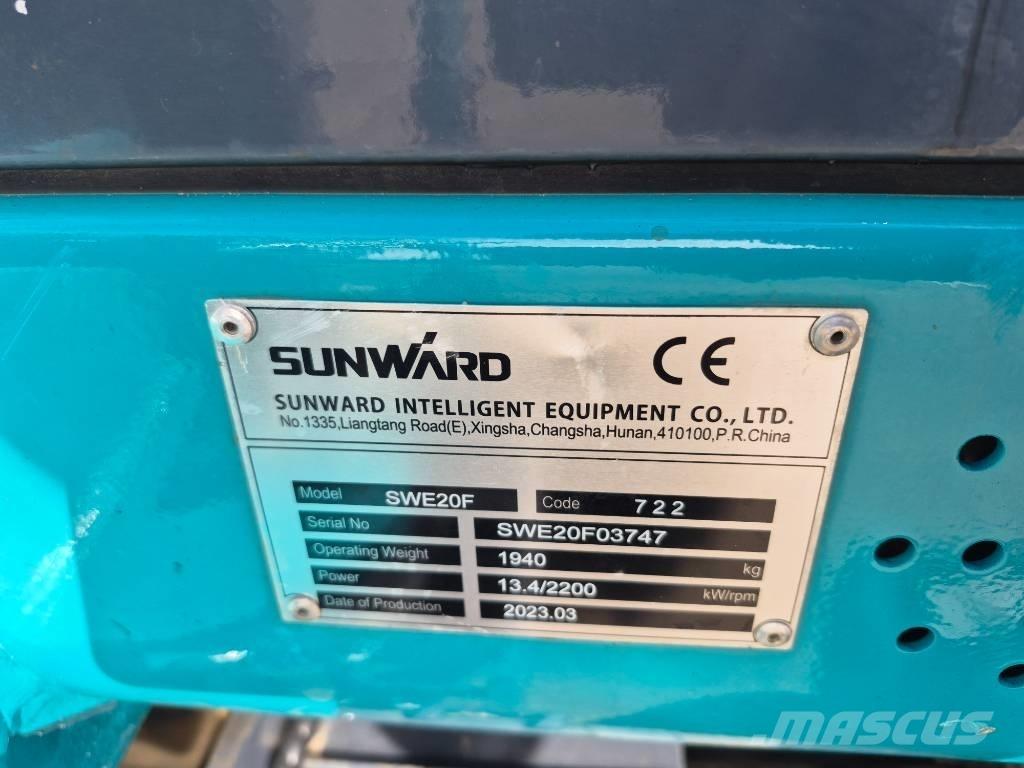 Sunward SWE 20 F Mini bagri <7t