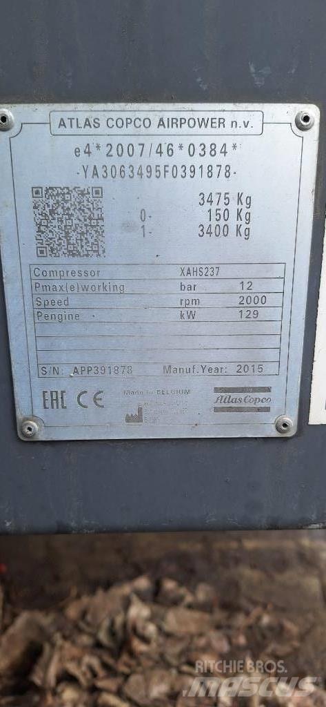 Atlas Copco XAHS237 Kompresorji