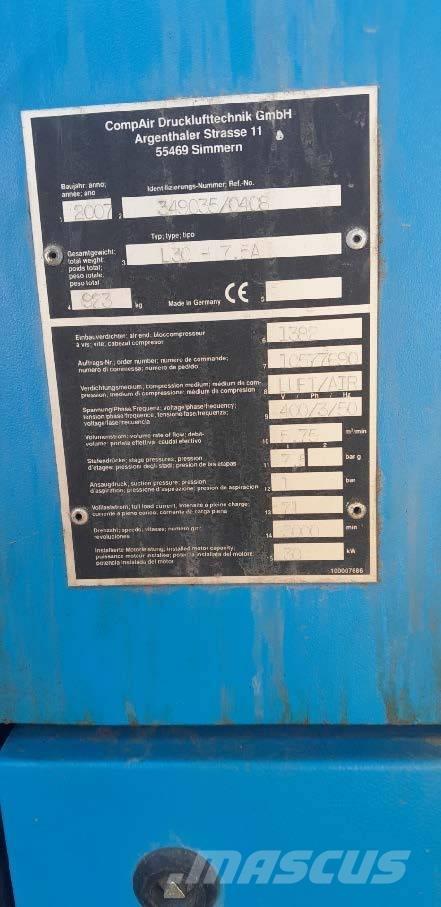 Compair L30-7.5A Kompresorji