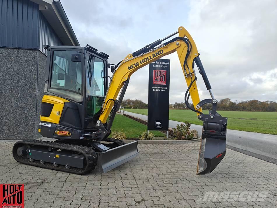 New Holland E 25 D Mini bagri <7t